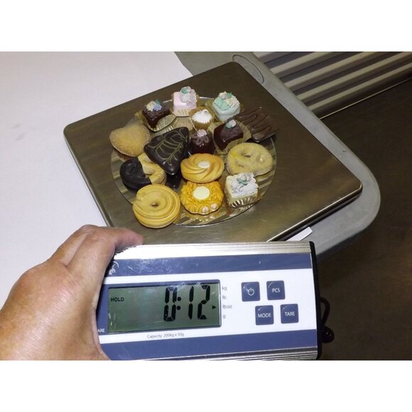 Fake Artificial Pastry Petite Fours Cookie Cake Chocolate Display Mirror Base - Picture 10 of 10